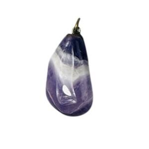 Purple Amethyst Quartz Stone Pendant